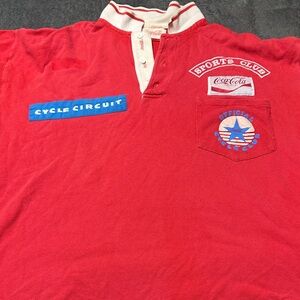 Coca Cola Red Sports Club Polo